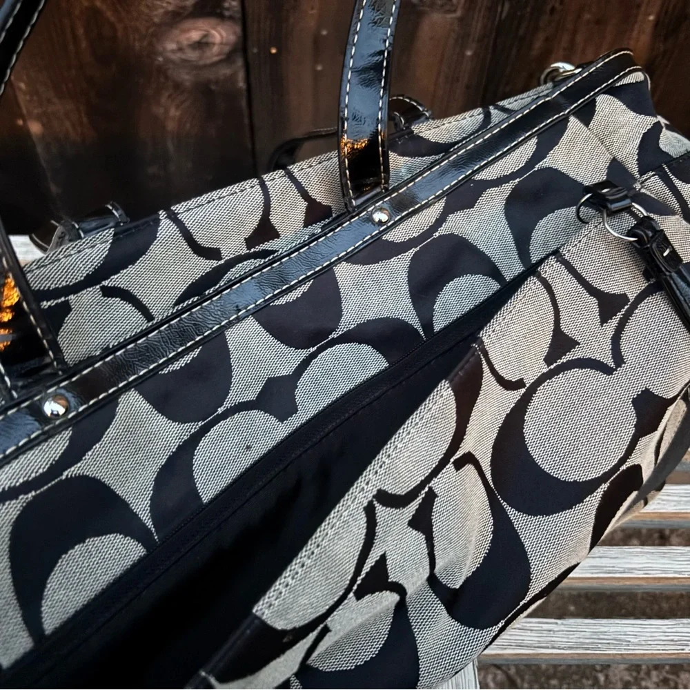 Coach Signature Extra Large Diaper Bag
